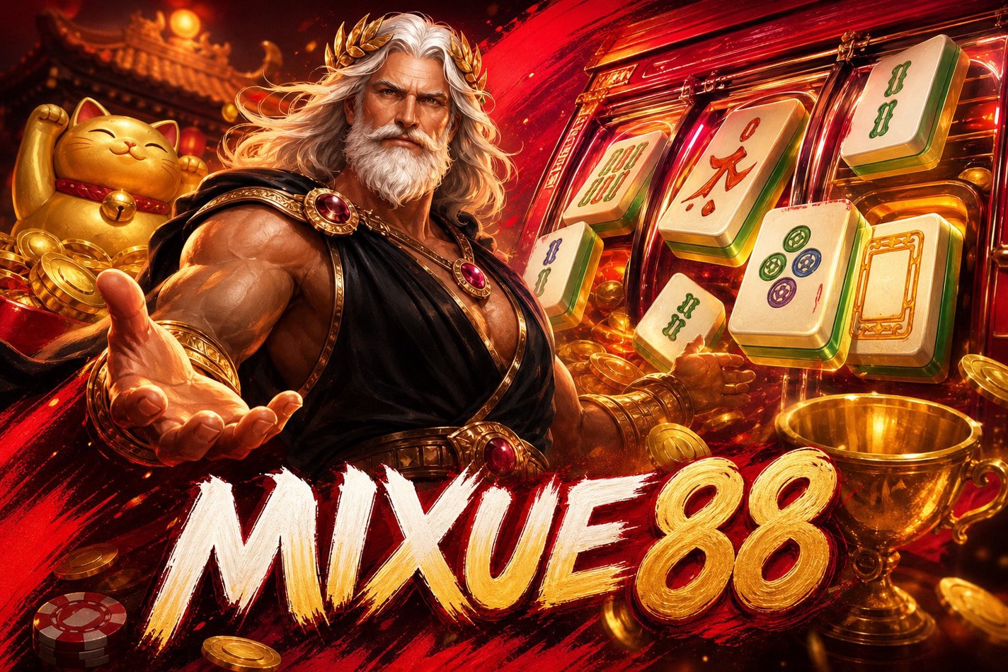 Tampilan beranda Fortune Tiger di MIXUE88 dengan menu hadiah absen harian